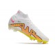 Nike Zoom Mercurial Superfly IX Elite FG Blanco Amarillo Rosa