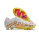Nike Air Zoom Mercurial Vapor 15 Elite FG Blanco Rosa Amarillo