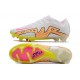 Nike Air Zoom Mercurial Vapor 15 Elite FG Blanco Rosa Amarillo
