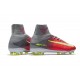 Botas de fútbol Nike Mercurial Superfly V FG Rosa Gris
