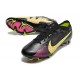 Nike Air Zoom Mercurial Vapor 15 Elite FG Negro Amarillo Rosa