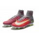 Botas de fútbol Nike Mercurial Superfly V FG Rosa Gris