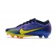 Nike Air Zoom Mercurial Vapor 15 Elite FG Violet Amarillo