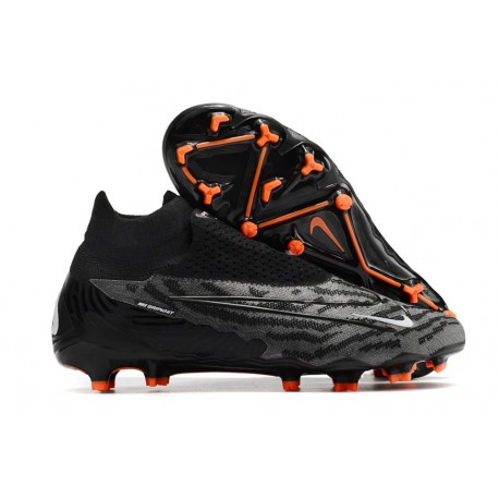 Zapatillas Nike Phantom GX Elite DF FG Negro Cumbre Blanco Dk Gris Humo
