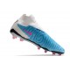 Zapatillas Nike Phantom GX Elite DF FG Azul Báltico Rosa Blast Blanco Láser Azul