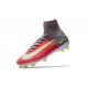 Botas de fútbol Nike Mercurial Superfly V FG Rosa Gris