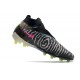 Zapatillas Nike Phantom GX Elite DF FG Negro Voltio Blanco Azul Glow