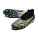 Zapatillas Nike Phantom GX Elite DF FG Negro Voltio Blanco Azul Glow