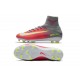 Botas de fútbol Nike Mercurial Superfly V FG Rosa Gris
