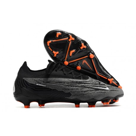Botas Nike Phantom GX Elite FG Negro Cumbre Blanco Dk Gris Humo