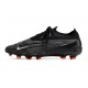 Botas Nike Phantom GX Elite FG Negro Cumbre Blanco Dk Gris Humo