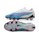 Nike Phantom GX Elite FG Azul Báltico Rosa Blast Blanco Láser Azul