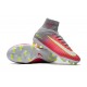 Botas de fútbol Nike Mercurial Superfly V FG Rosa Gris
