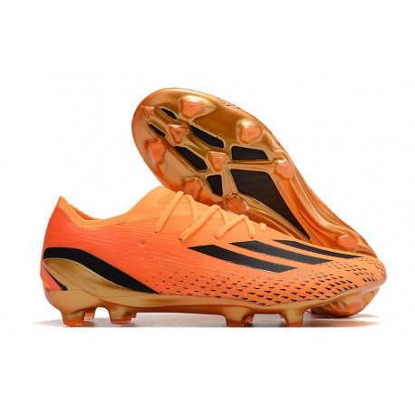 adidas X SPEEDPORTAL.1 FG Dorado Solar Negro Equipo Solar Naranja