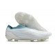 Tacos de Futbol adidas Copa Pure+ FG Blanco Gris Dos Azul Usado