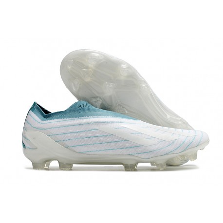 Tacos de Futbol adidas Copa Pure+ FG Blanco Gris Dos Azul Usado