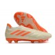 Tacos de Futbol adidas Copa Pure+ FG Off Blanco Equipo Solar Naranja