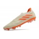Tacos de Futbol adidas Copa Pure+ FG Off Blanco Equipo Solar Naranja