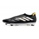 Tacos de Futbol adidas Copa Pure+ FG Negro Blanco