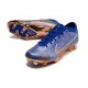 Nike Air Zoom Mercurial Vapor 15 Elite FG Azul Cobre Metálico 