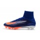 Botas de fútbol Nike Mercurial Superfly V FG Carmesí Azul