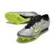 Nike Air Zoom Mercurial Vapor 15 Elite FG Plateado Metalizado Negro Verde