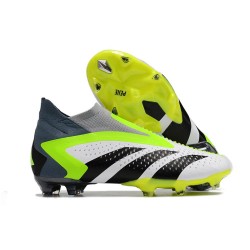 Bota de Fútbol adidas Predator Accuracy + FG Blanco Negro Verde