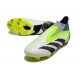 Bota de Fútbol adidas Predator Accuracy + FG Blanco Negro Verde
