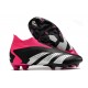 Bota de Fútbol adidas Predator Accuracy + FG Negro Blanco Equipo Rosa
