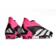 Bota de Fútbol adidas Predator Accuracy + FG Negro Blanco Equipo Rosa