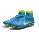 Baratas Botas de fútbol Nike Mercurial Superfly V FG NJR Azul Blanco Volt
