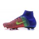 Baratas Botas de fútbol Nike Mercurial Superfly V FG Rojo Azul Volt