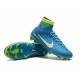 Baratas Botas de fútbol Nike Mercurial Superfly V FG NJR Azul Blanco Volt