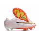 Nike Air Zoom Mercurial Vapor 15 Elite FG Blanco Naranja Amarillo