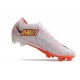 Nike Air Zoom Mercurial Vapor 15 Elite FG Blanco Naranja Amarillo