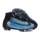Botas de fútbol Nike Mercurial Superfly V FG Manchester City FC Negro Azul