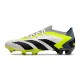 Bota adidas Predator Accuracy .1 Low FG Blanco Negro Limón Lúcido