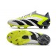 Bota adidas Predator Accuracy .1 Low FG Blanco Negro Limón Lúcido