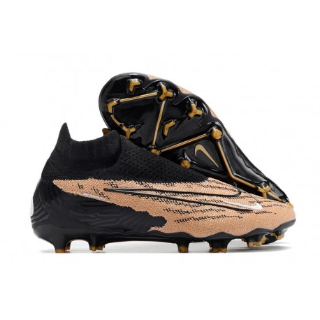 Zapatillas Nike Phantom GX Elite DF FG Marron Negro