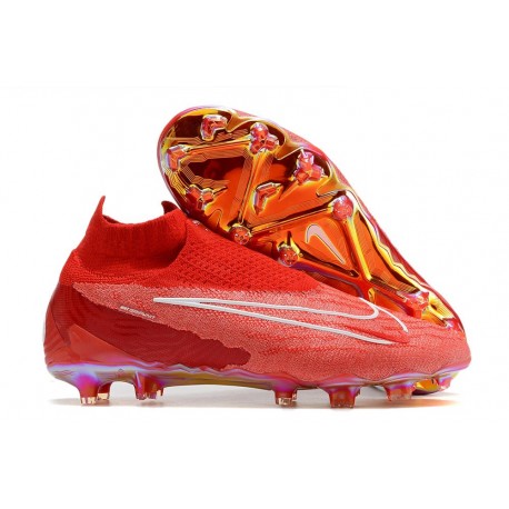 Zapatillas Nike Phantom GX Elite DF FG Rojo Blanco