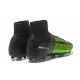 Zapatillas de fútbol Nike Mercurial Superfly 5 FG Verde Negro