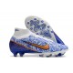 Nike Air Zoom Mercurial Superfly IX Elite AG Blanco Azul Oro