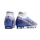 Nike Air Zoom Mercurial Superfly IX Elite AG Blanco Azul Oro