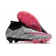 Nike Air Zoom Mercurial Superfly IX Elite AG Plateado Metalizado Rosa Negro