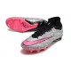 Nike Air Zoom Mercurial Superfly IX Elite AG Plateado Metalizado Rosa Negro