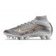 Nike Air Zoom Mercurial Superfly IX Elite AG Plateado Metalizado Oro