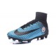 Botas de fútbol Nike Mercurial Superfly V FG Manchester City FC Negro Azul