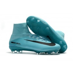 Zapatillas de fútbol Nike Mercurial Superfly 5 FG Azul Negro