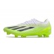 Adidas X Crazyfast Messi.1 FG Blanco Negro Limón Lúcido