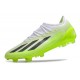 Adidas X Crazyfast Messi.1 FG Blanco Negro Limón Lúcido